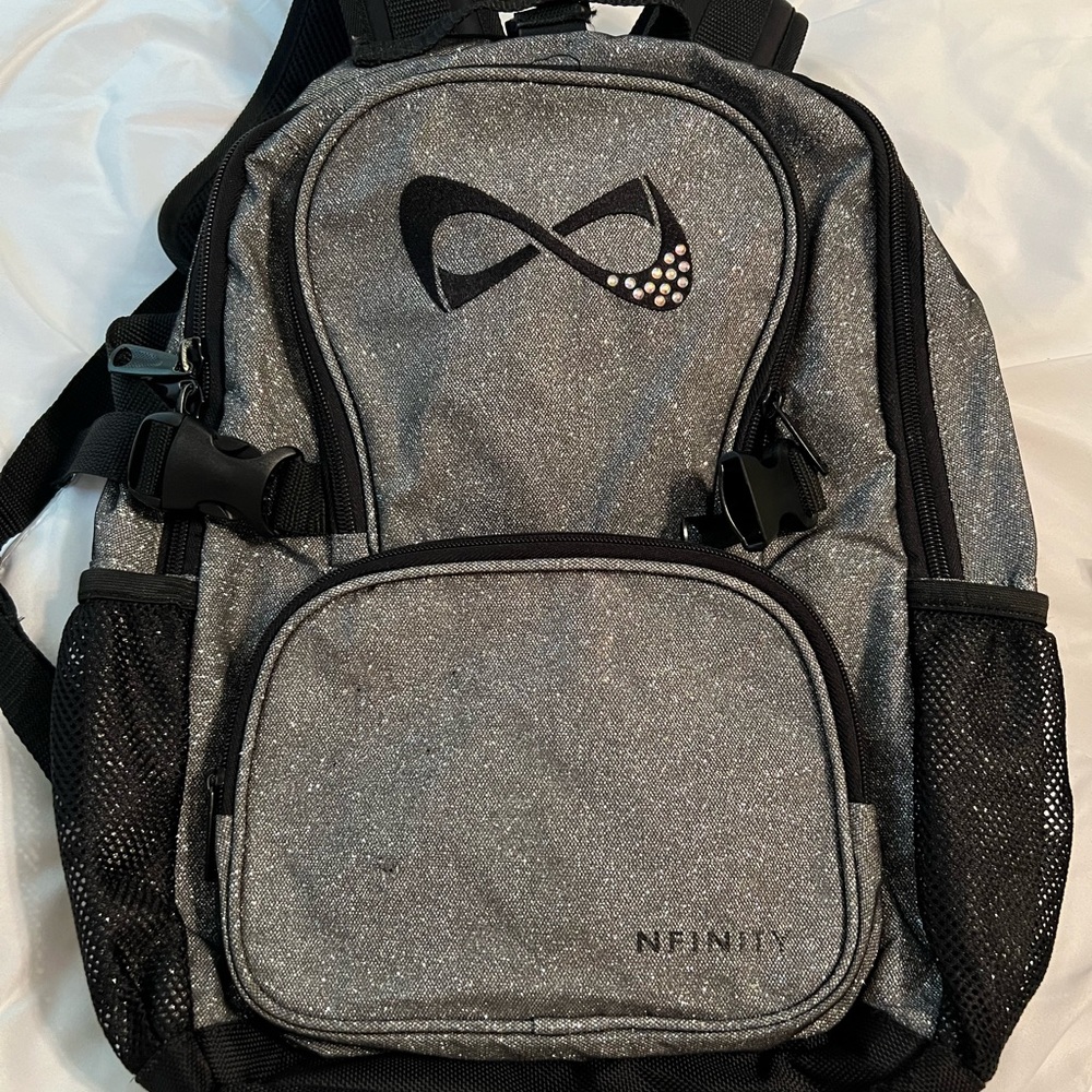 Black sparkly nfinity backpack